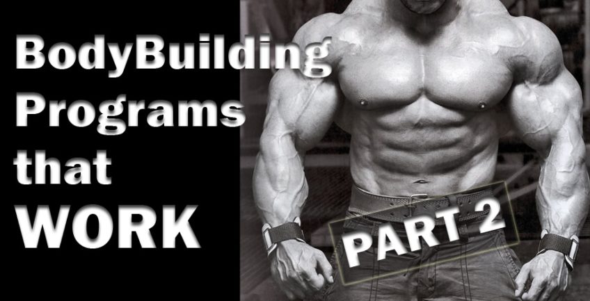 BodyBuilding Programs that WORK Part 2