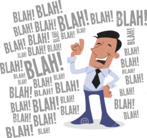 blah blah