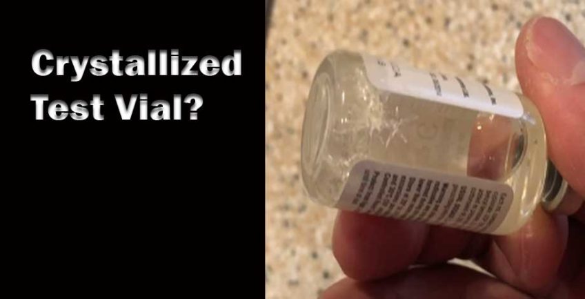 Crystallized Test Vial?