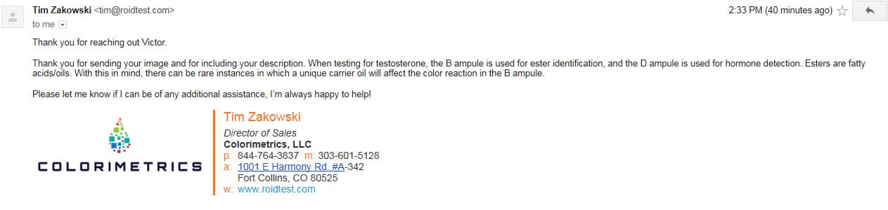 Roidtest Question 2