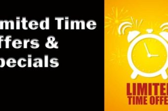 Limited Time Offers & Specials